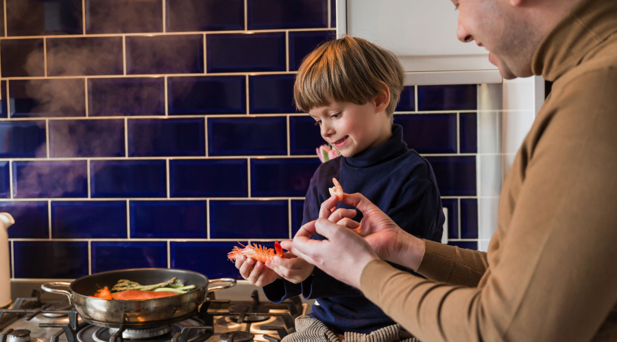 Il pesce nella dieta dei bambini